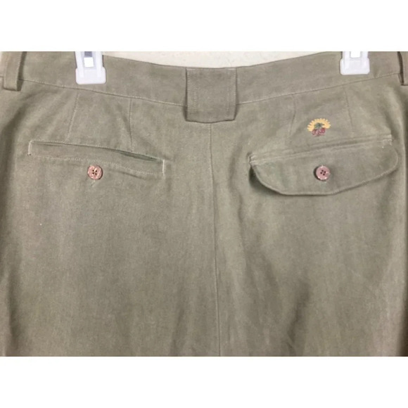 Tommy Bahama Green Silk Shorts Size 34 - Picture 6 of 8